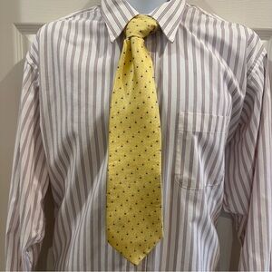 Jerry Garcia Banyan Trees Yellow Silk Vintage Tie